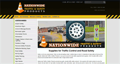 Desktop Screenshot of nationwidetrafficsafetyproducts.com