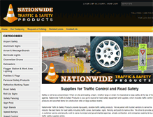 Tablet Screenshot of nationwidetrafficsafetyproducts.com